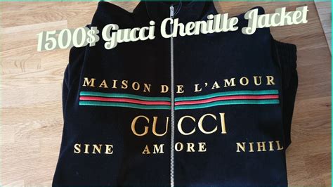 gucci chenille jacket replica|How to Tell If a Gucci Jacket Is Real: A Comprehensive Guide.